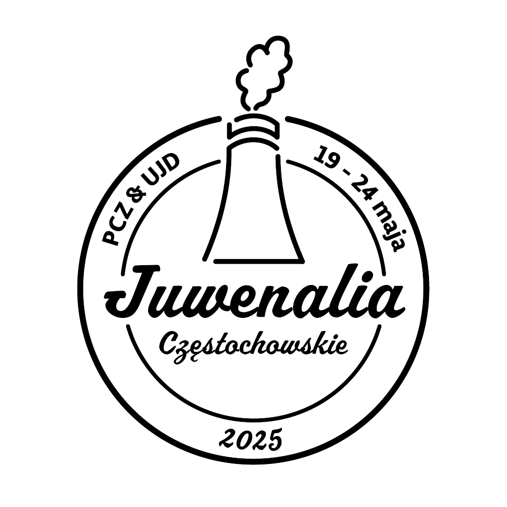 Logo Juwenaliów Częstochowskie 2025 PCz&UJD
